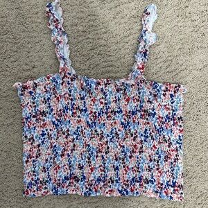 Old Navy Multicolor Smocked Top